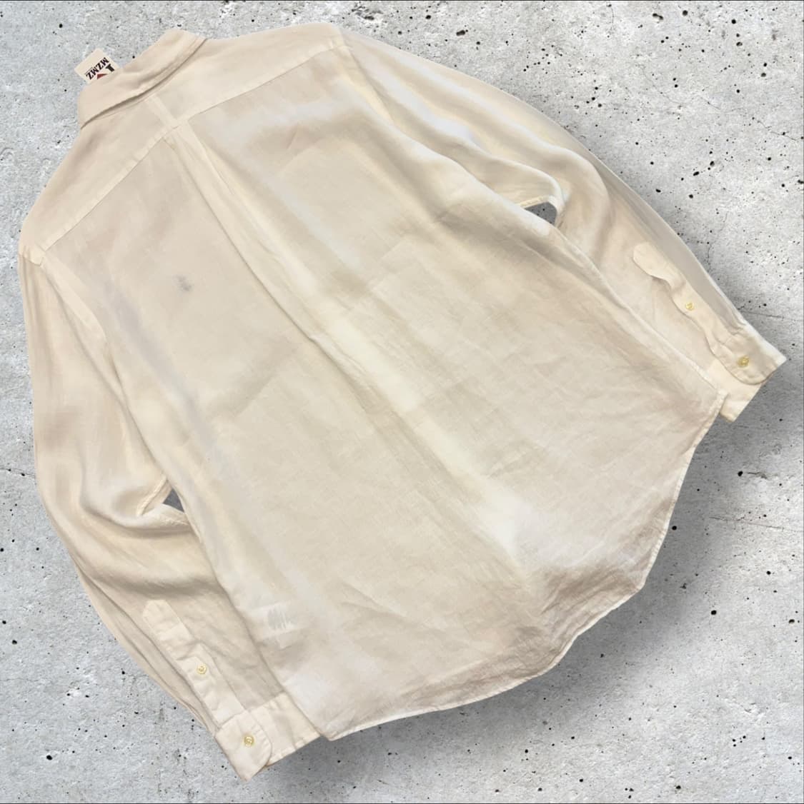 [M] 폴로 랄프로렌 린넨 신형 큐알 셔츠 화이트 긴팔 B828 상품이미지2