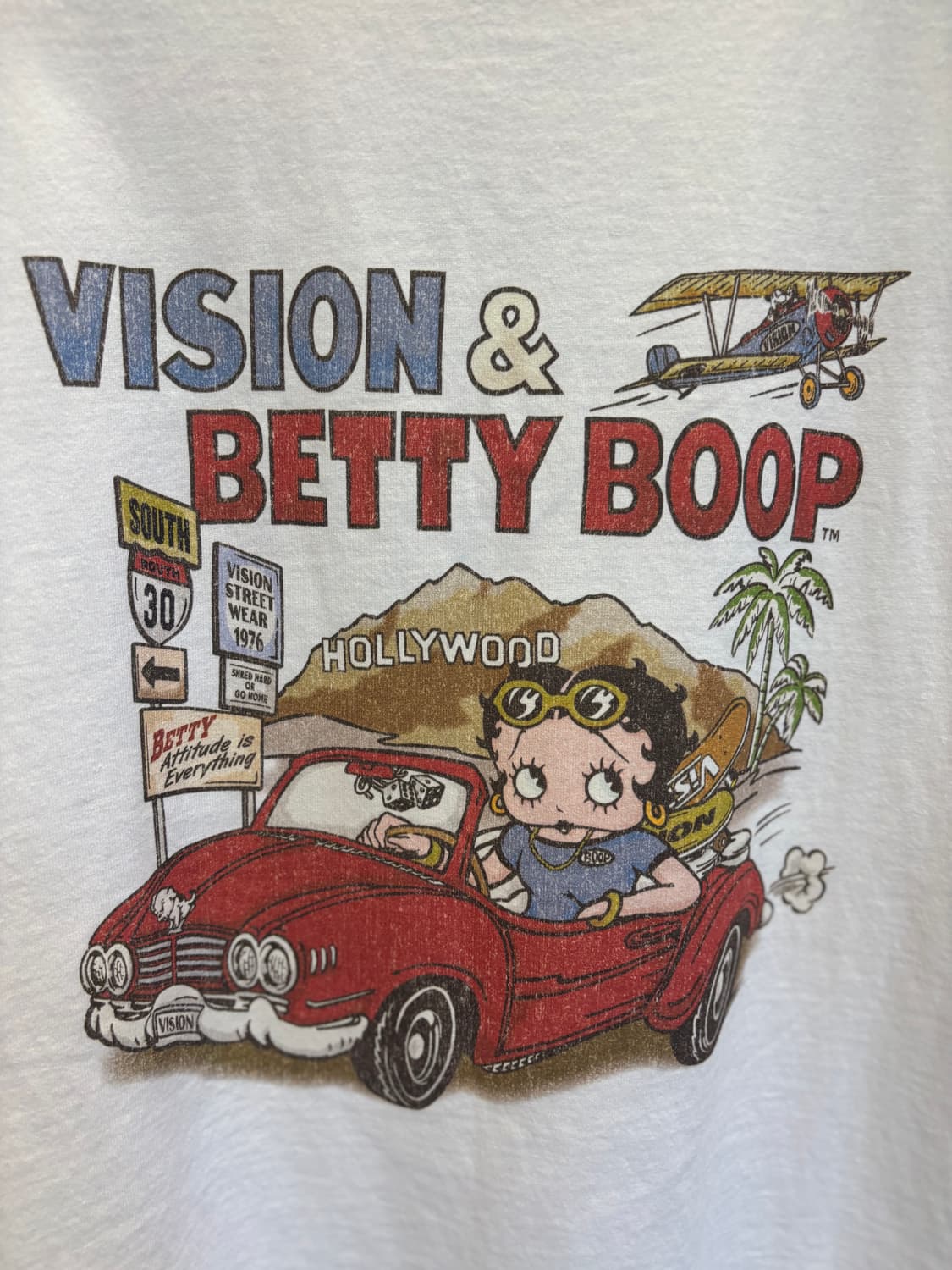 Bettyboop x visinstreetwear ringertee 상품이미지4