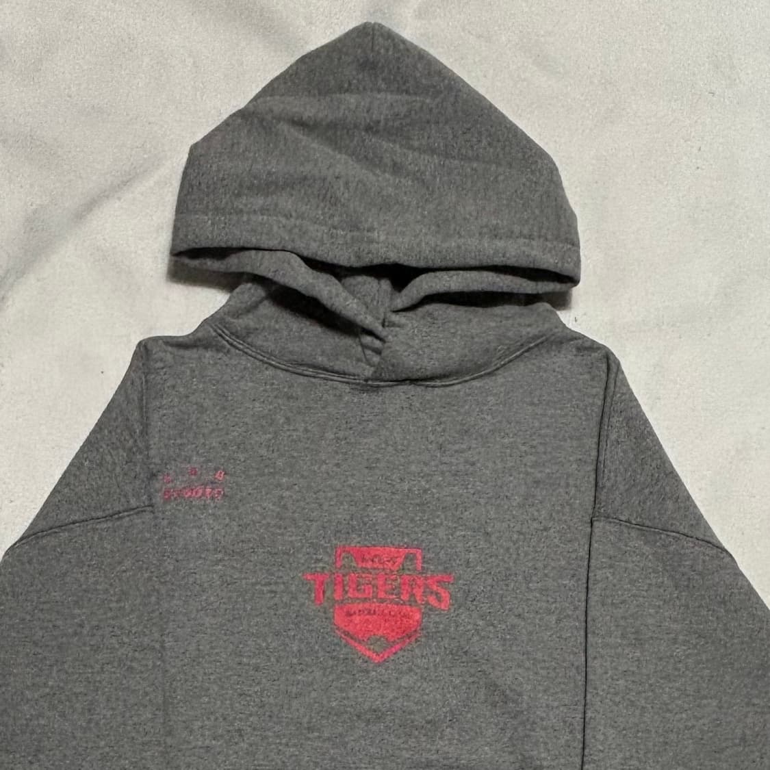 L 새상품 아이앱 스튜디오 X 기아 타이거즈 그레이 후드티 상품이미지1