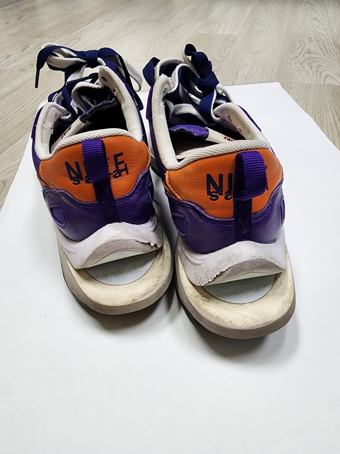 나이키 사카이 베이퍼와플 다크 아이리스 270mm 상품이미지5