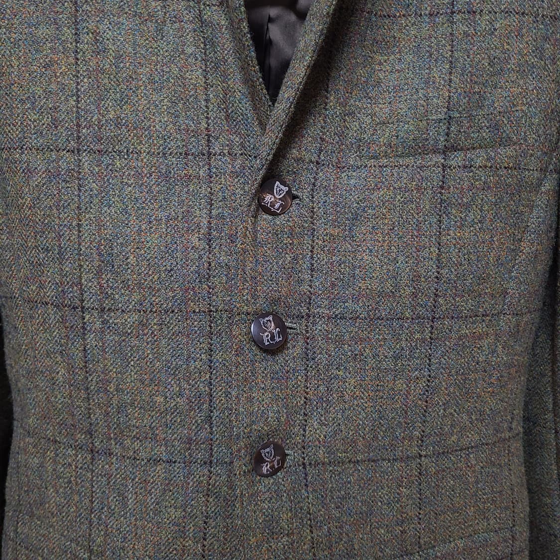 (S 새제품) 폴로 랄프로렌 여성 울 트위드 테일러드 싱글 클래식 코트 상품이미지2