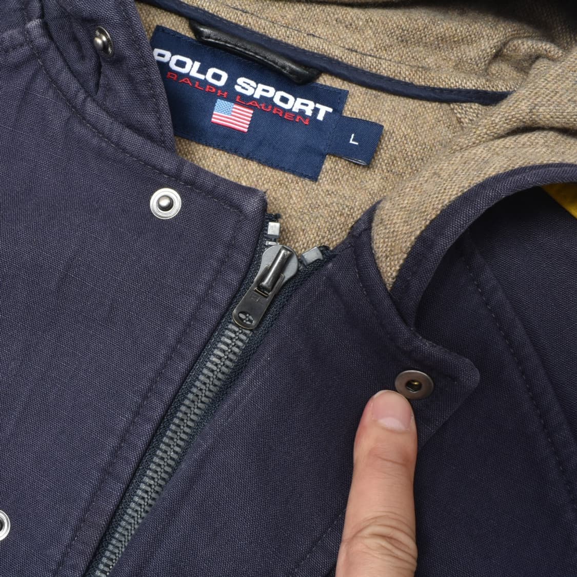 00s 두산 폴로 스포츠 PRL 아카이브  돕바 롱 자켓 L 상품이미지6