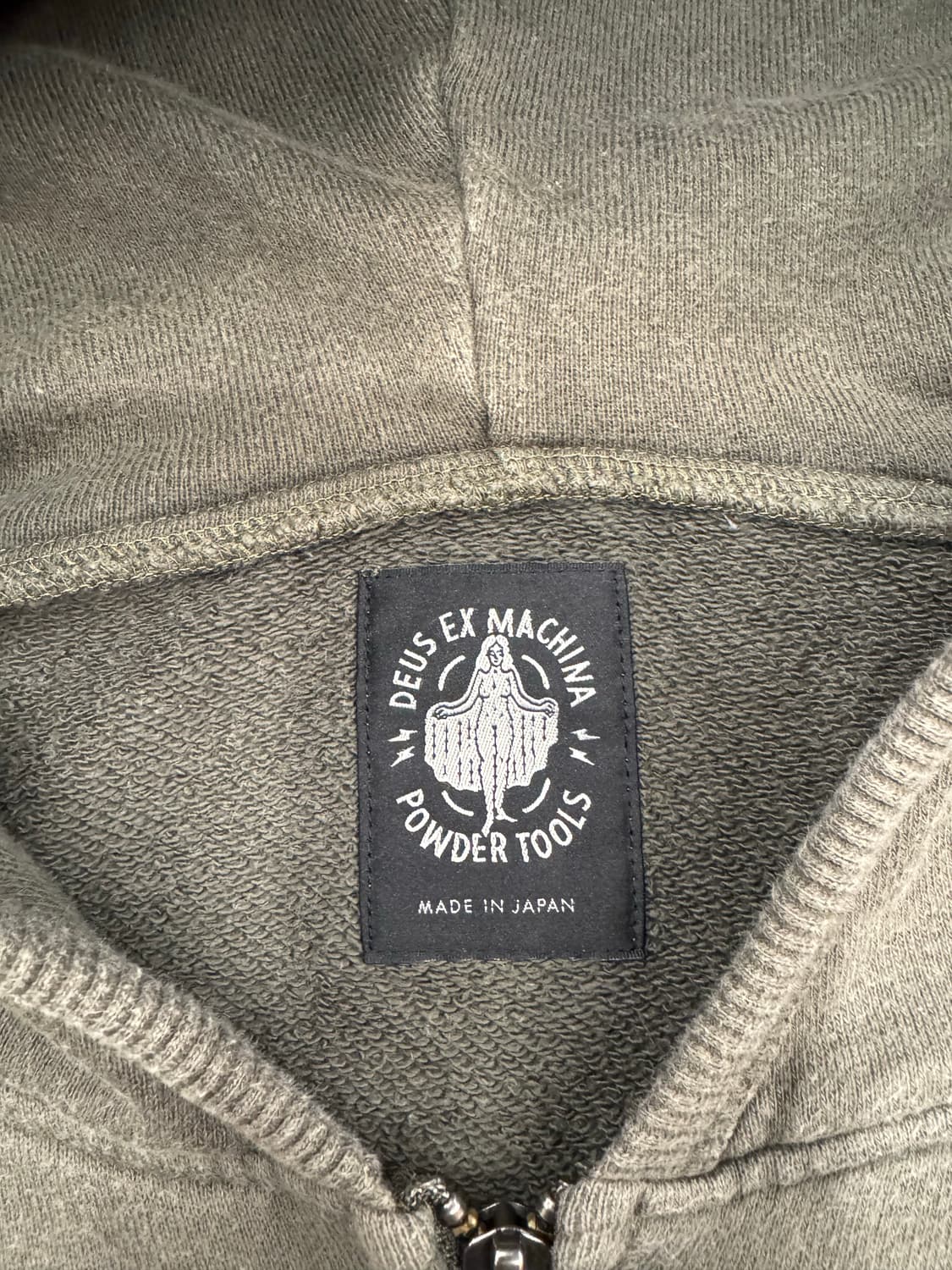 S)데우스 재팬 빈티지 투웨이 배색 후드집업 상품이미지3