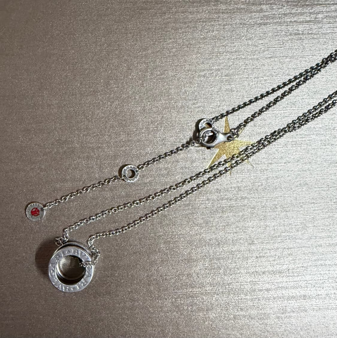 정품 불가리 세이브더칠드런 목걸이 (연장) 상품이미지2