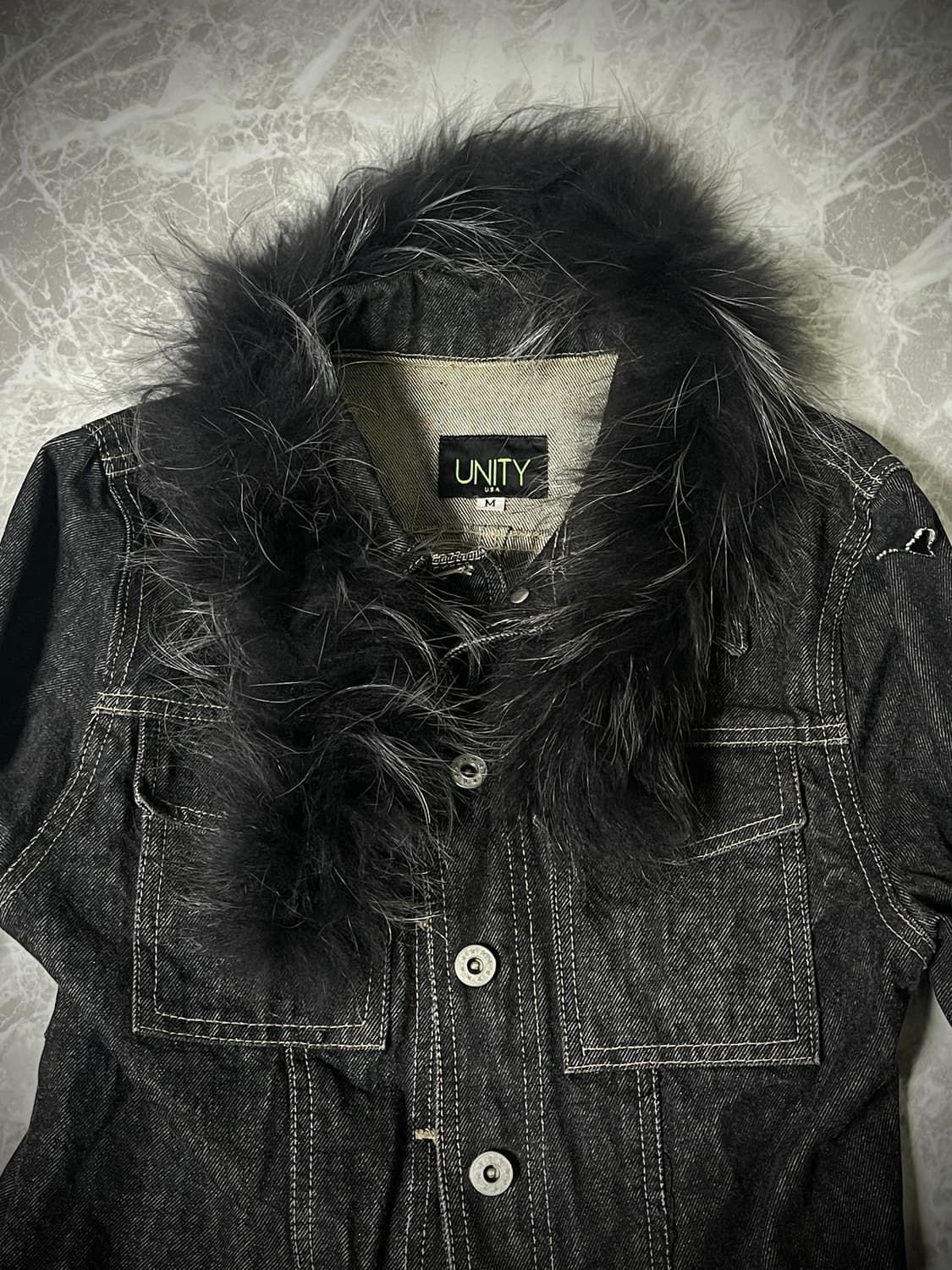 black fur muffler 상품이미지1