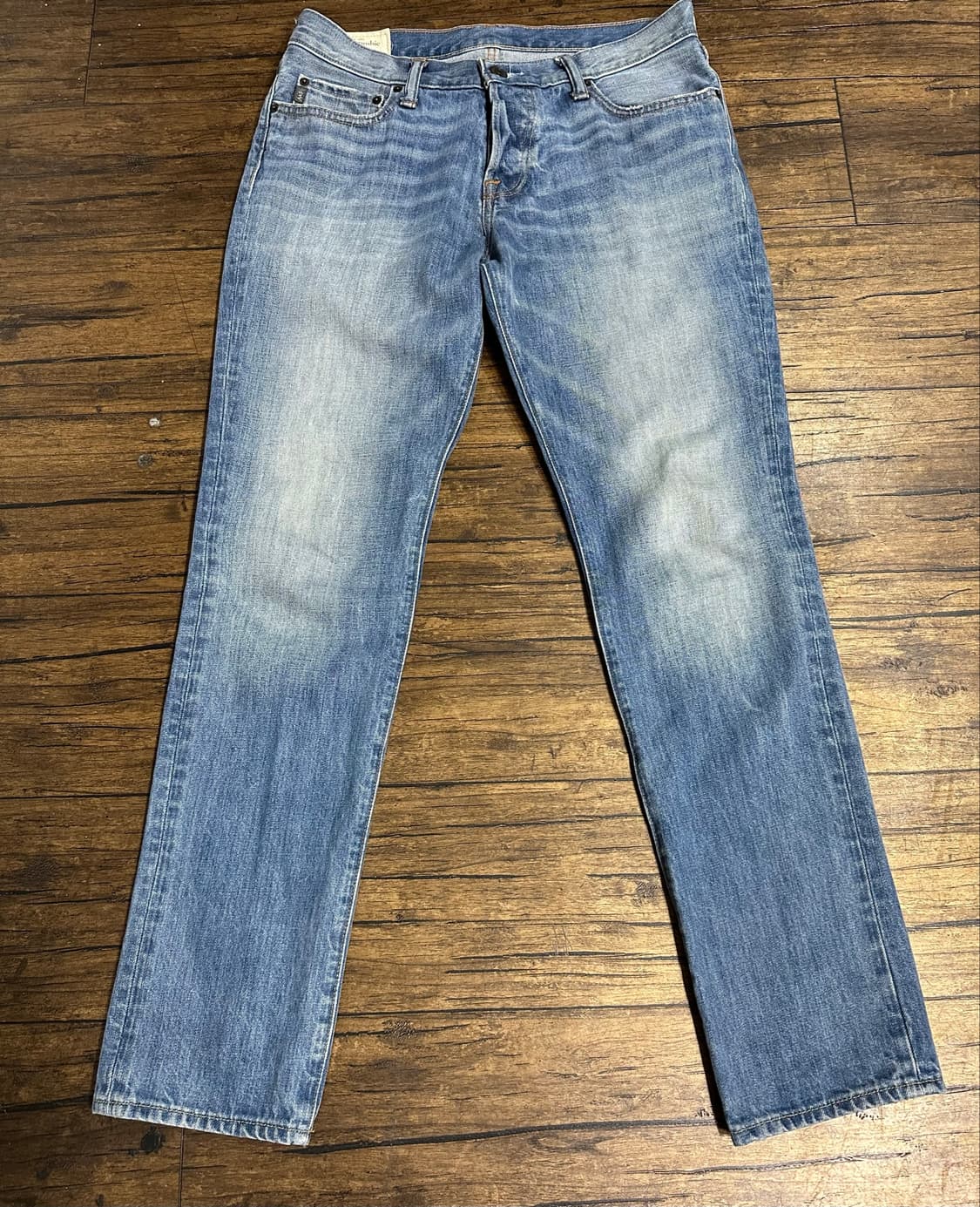 아베크롬비앤피치 Abercrombie & Fitch 버튼플라이 워싱 데님 상품이미지6