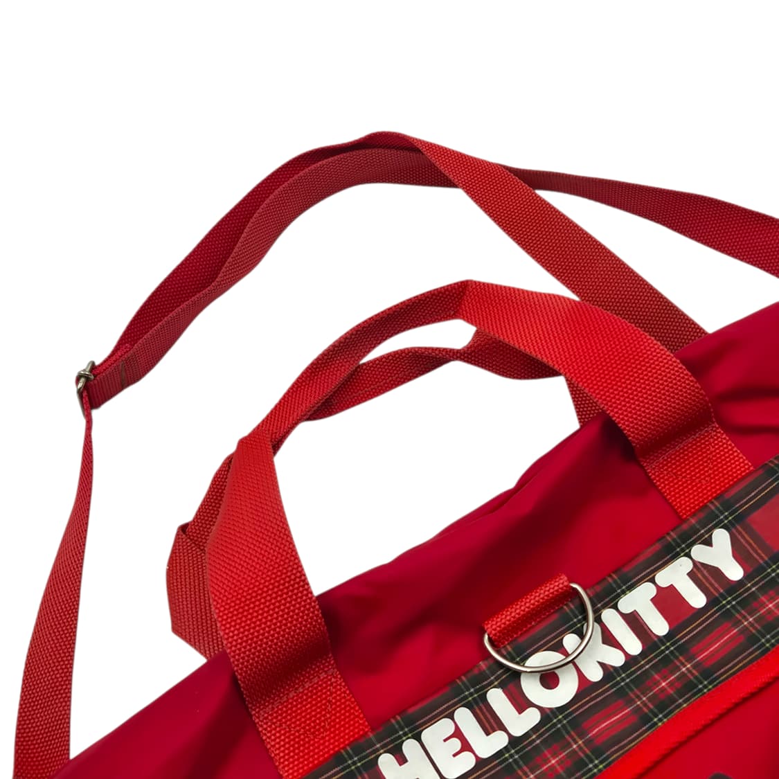 00s 헬로키티 오리지널 타탄 체크 빅 보스턴백 상품이미지2