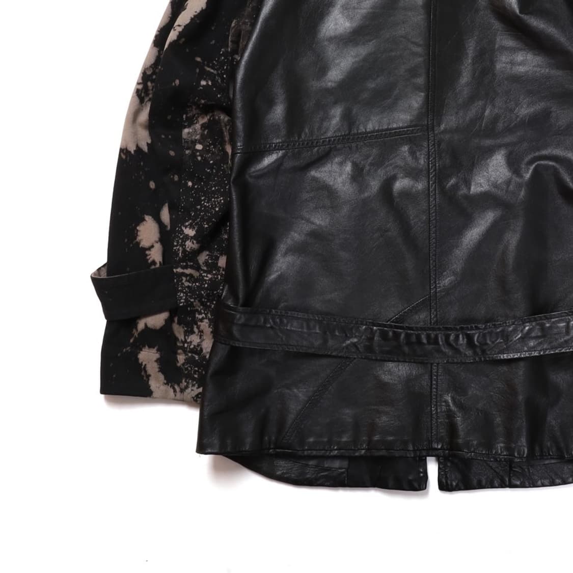Takahashi 98AW Bleach Leather Jacket 상품이미지6