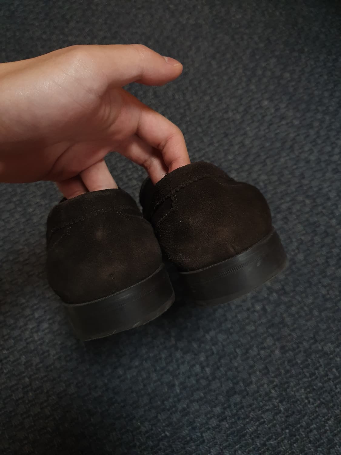 마시모두띠 브라운 스웨이드 페니로퍼 (285) 상품이미지4