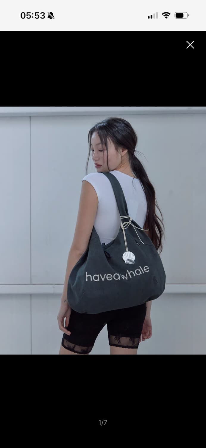 해브어웨일 코튼 에코백 상품이미지1