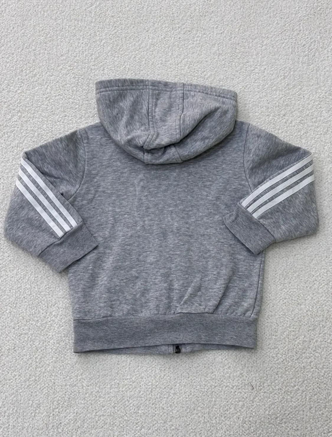 90 아디다스 키즈 기모 후드집업 0303E 상품이미지2