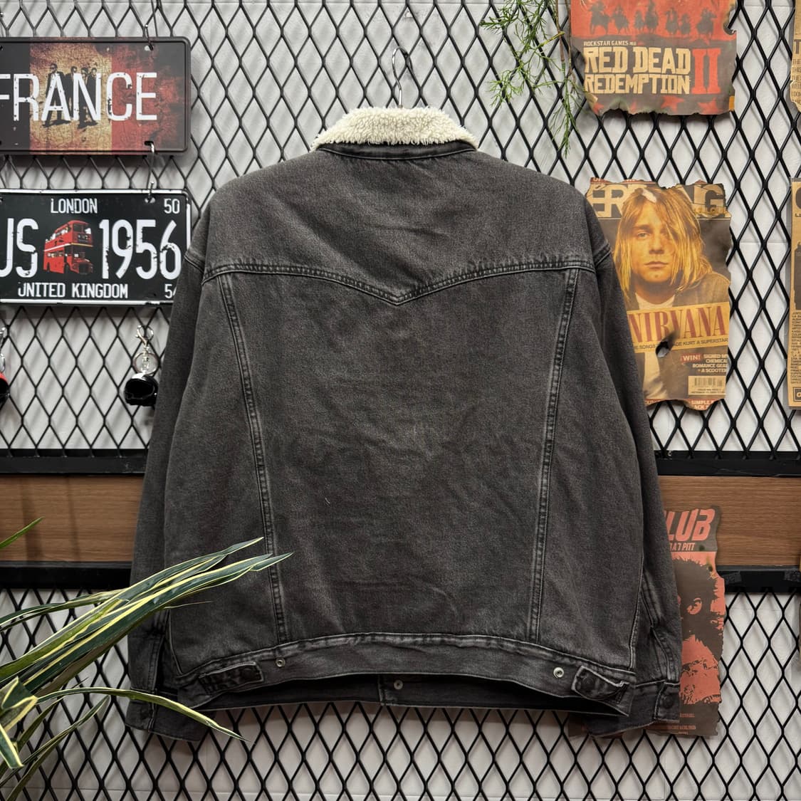 리바이스 타입 3 실버탭 쉐르파 흑청 데님 트러커 자켓 상품이미지2