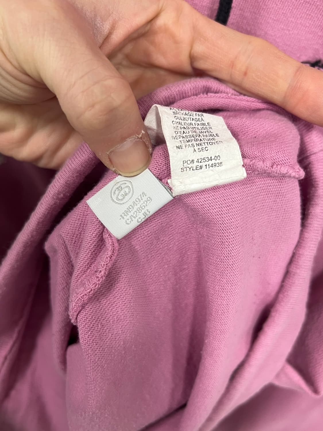 스투시 오버다이드 스탁 로고 풀오버 후드티 상품이미지7