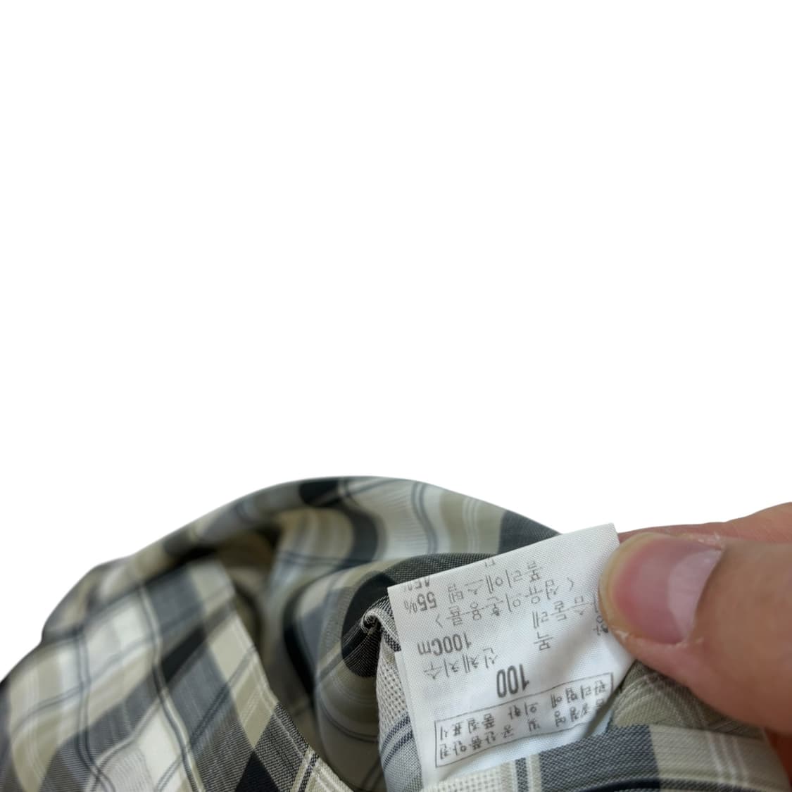 입생로랑 반팔 체크 셔츠 상품이미지4