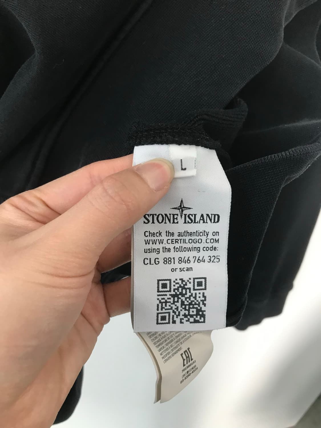 스톤아일랜드 블랙 리버시블 맨투맨 상품이미지8