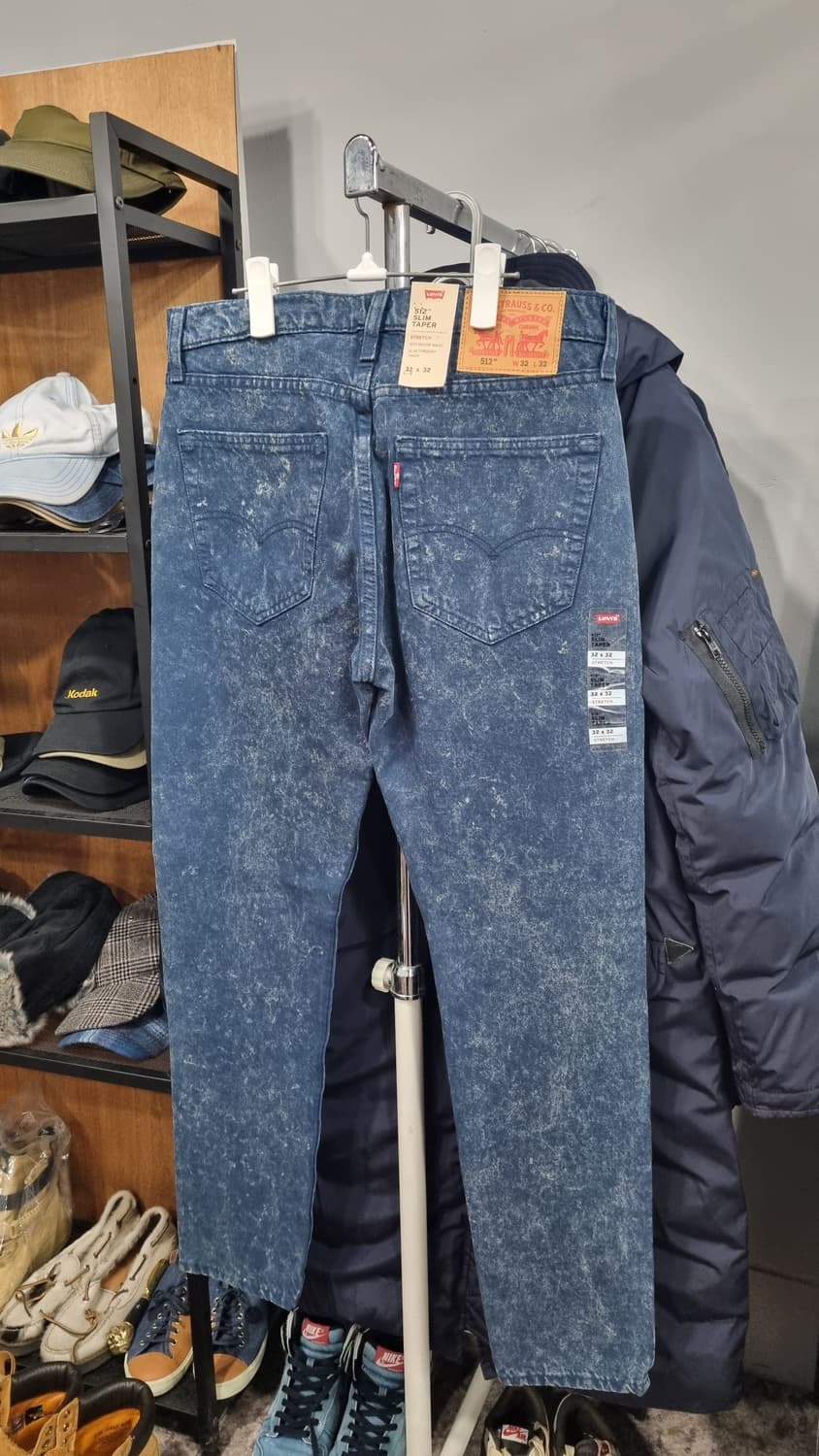 리바이스512 페인팅 청바지 32(허리단면41) 기장104 새거입니다 상품이미지2
