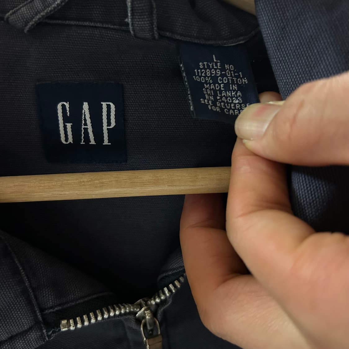 갭 퍼플 워크자켓 2XL 상품이미지3