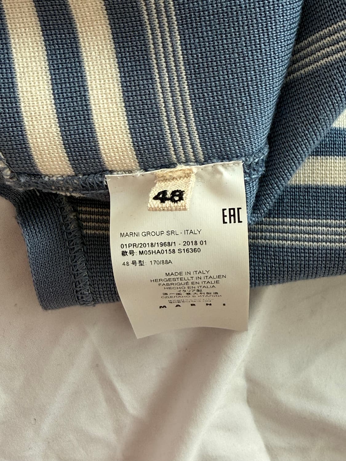 Marni stripe sleeveless dress 상품이미지4