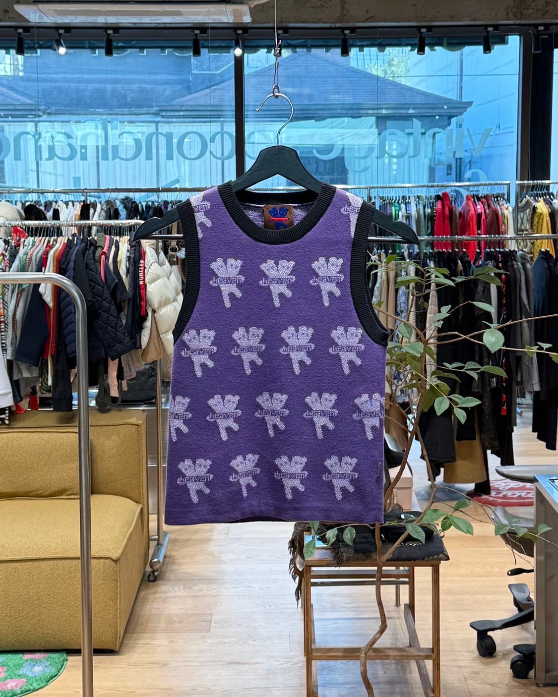 헤븐 바이 마크 제이콥스 퍼플 패턴 슬리브리스  상품이미지1