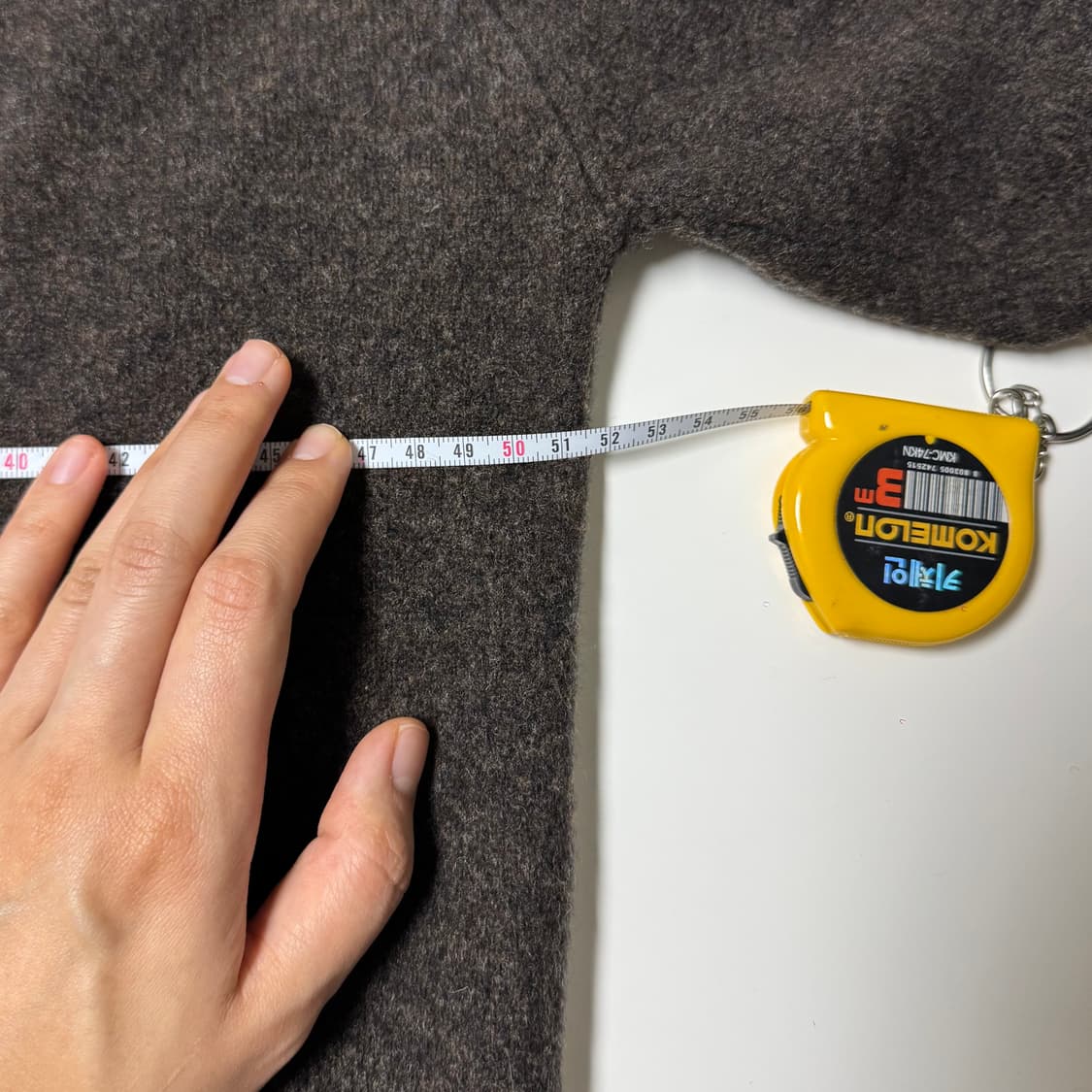 유니클로 울100% 니트 브라운 상품이미지3