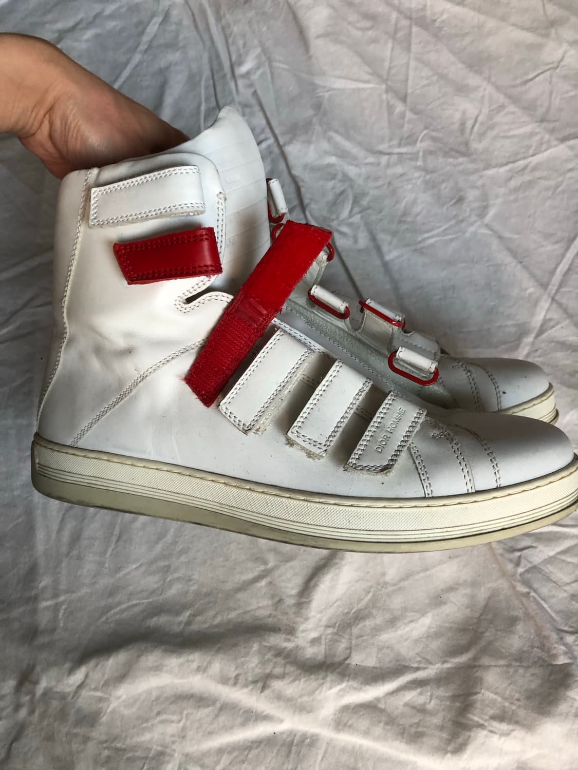 44) 디올 옴므 벨크로 하이탑 스니커즈 상품이미지3