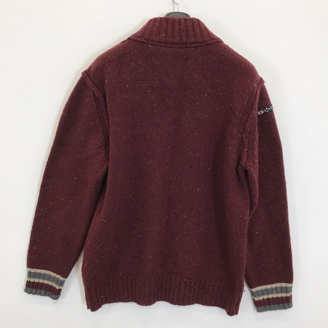 뉴질랜드 오클랜드 울100프로 하프집업니트 [국내100-105] 상품이미지4