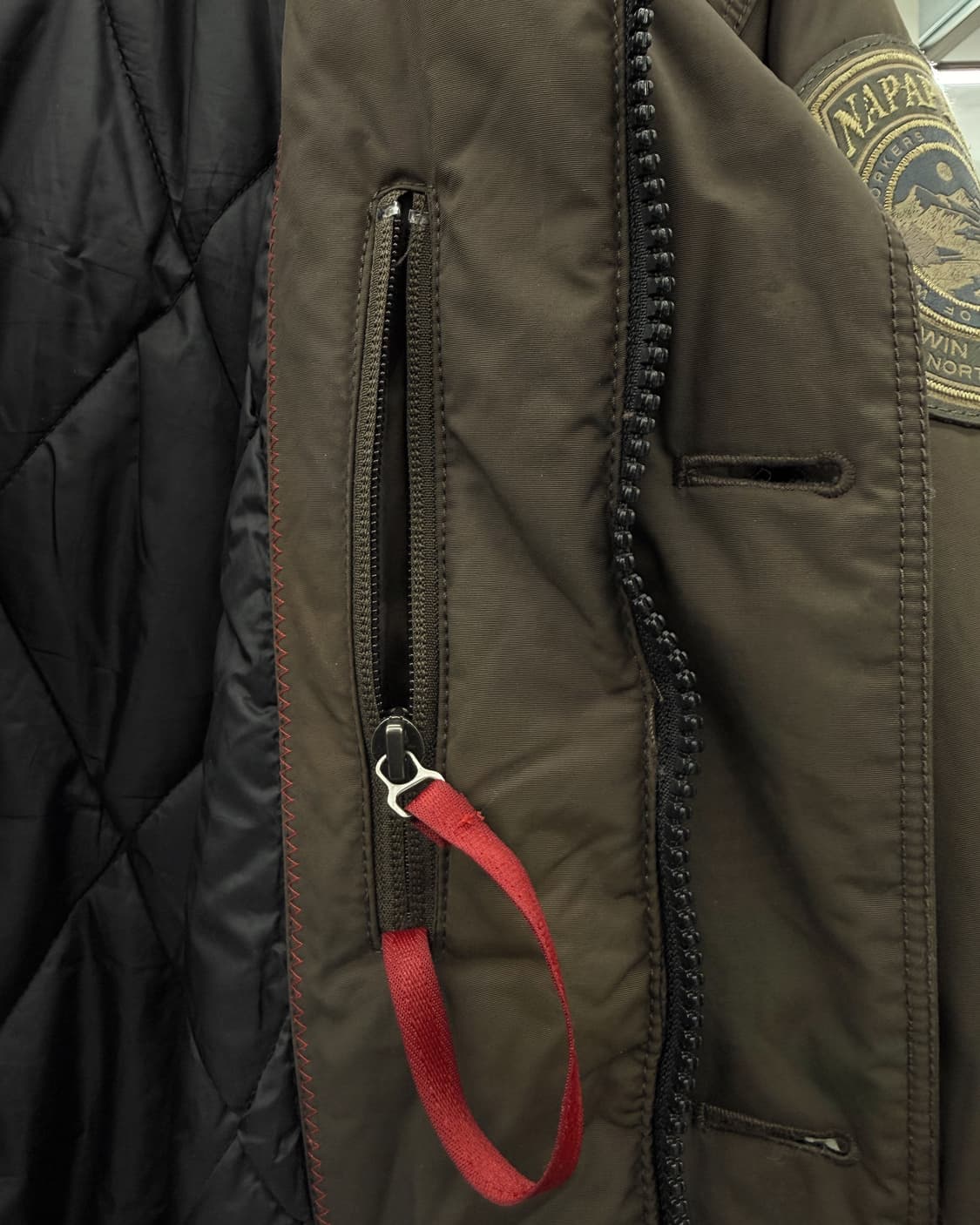 NAPAPIJRI 아웃도어 쉘 자켓 브라운 상품이미지8