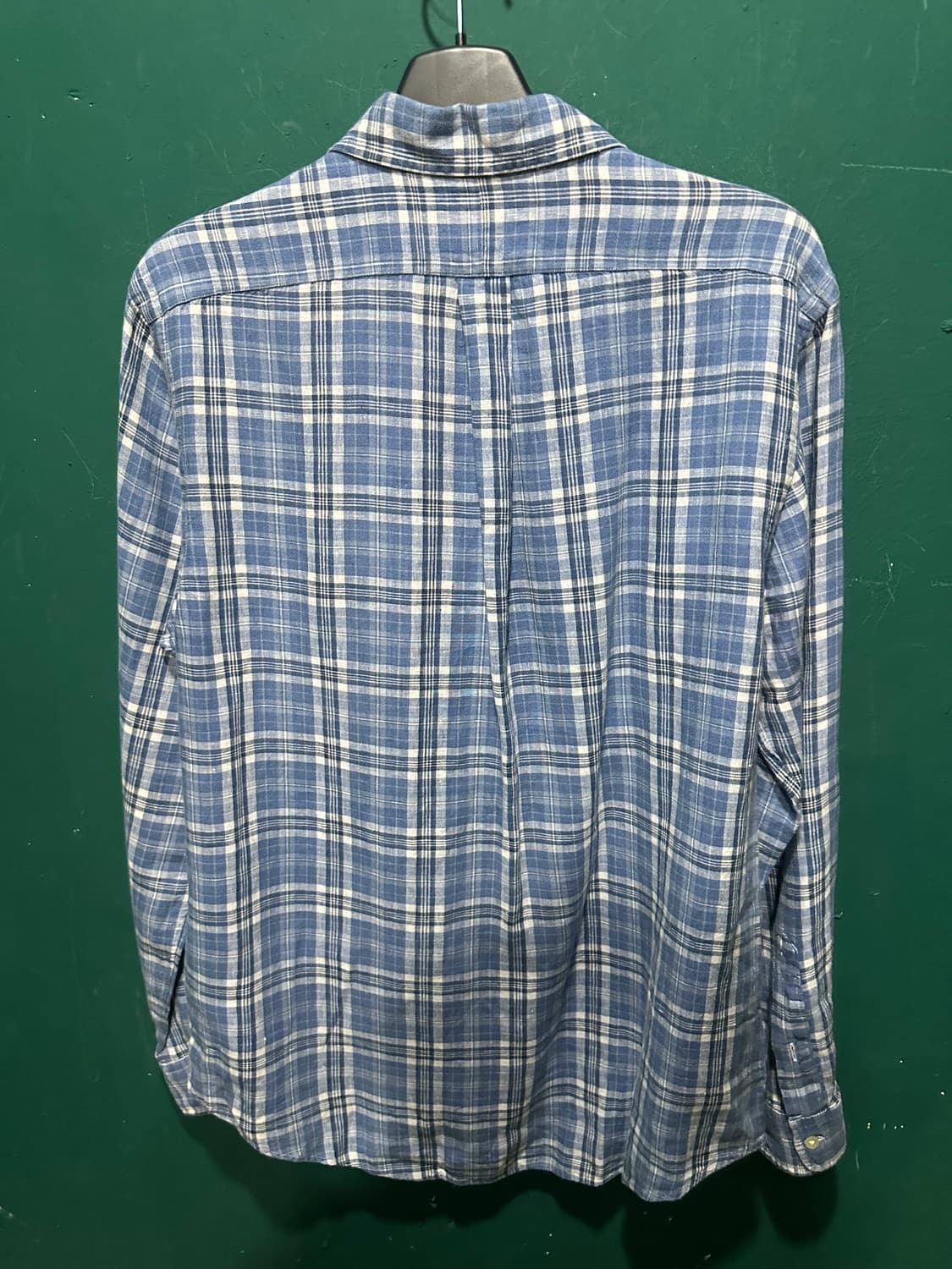 폴로 린넨 체크셔츠 L 상품이미지3