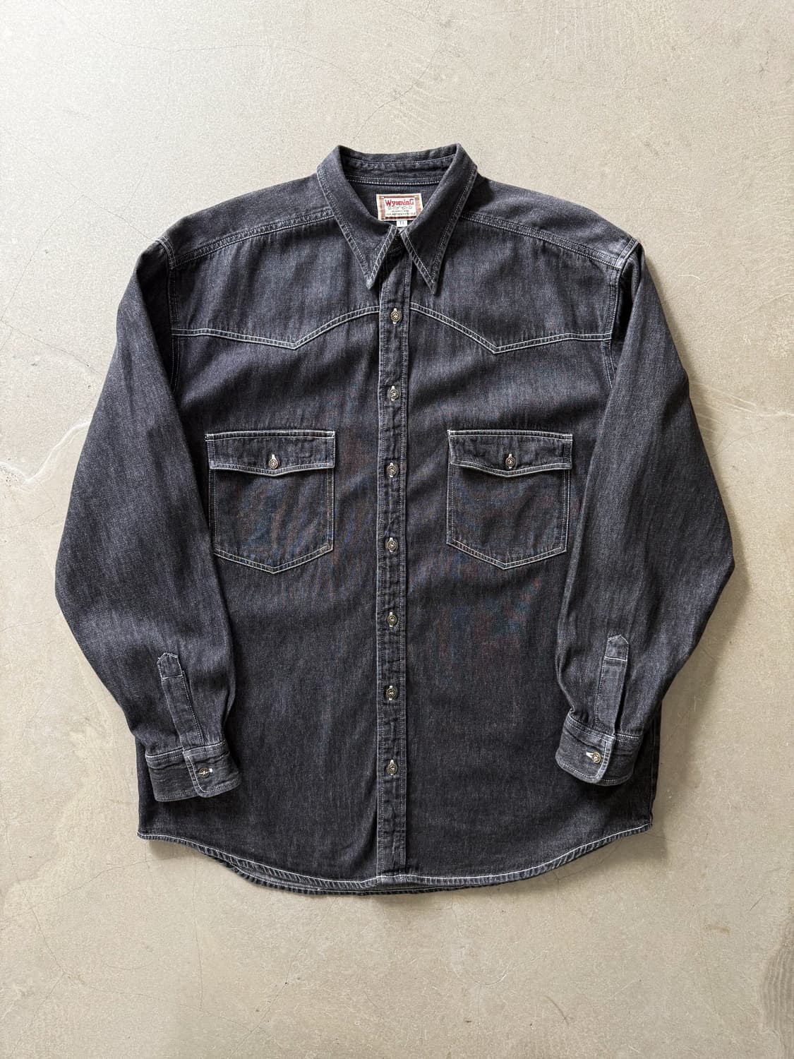 Vintage Wyoming Pocket Denim Shirt 상품이미지3