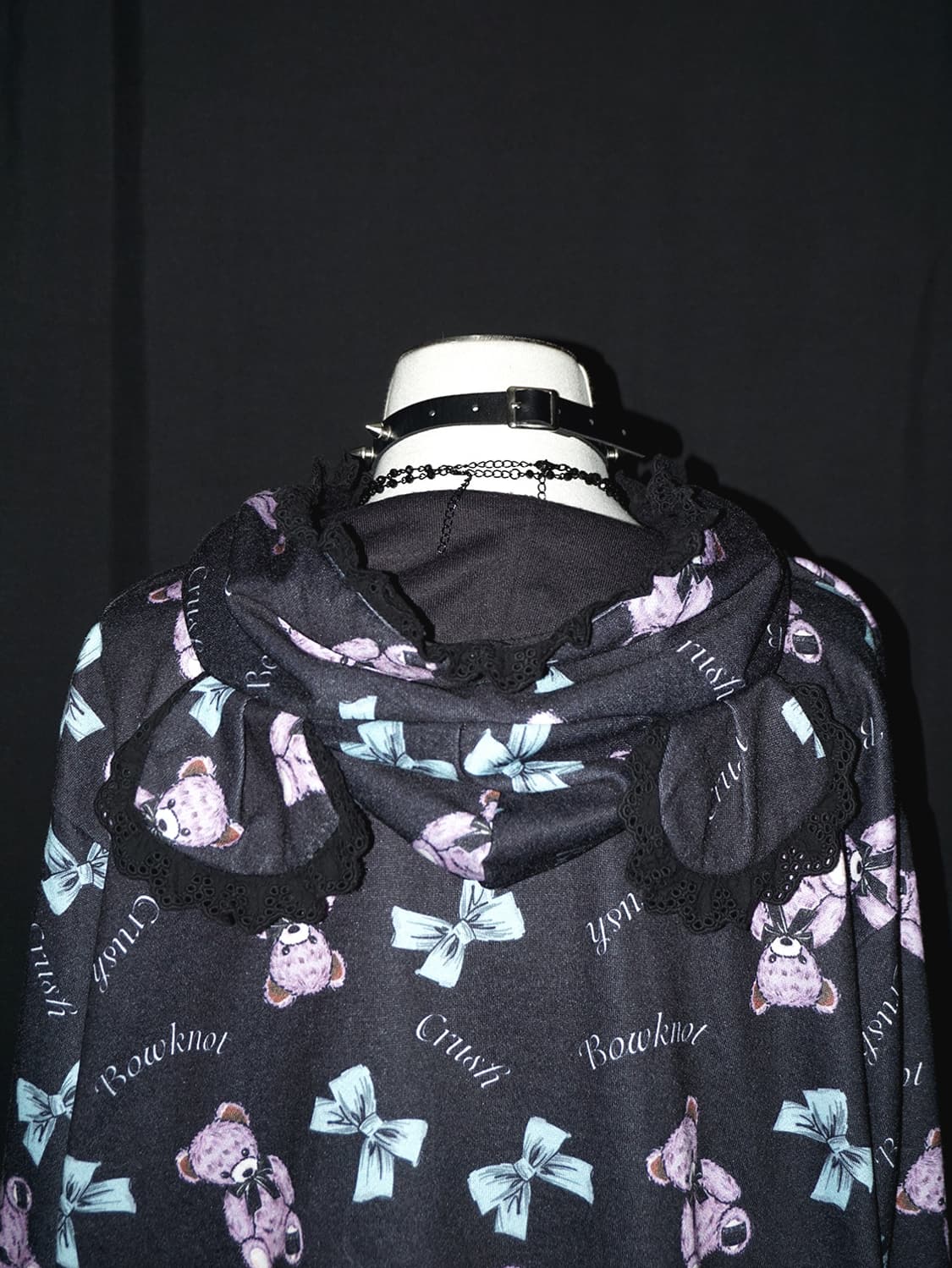gothic teddy bear ear hood  상품이미지6