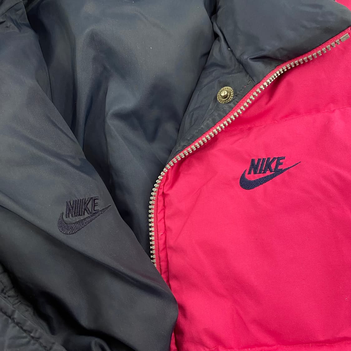 90s 나이키 올드스쿨 리버시블 다운 푸퍼 패딩 (110) 상품이미지3