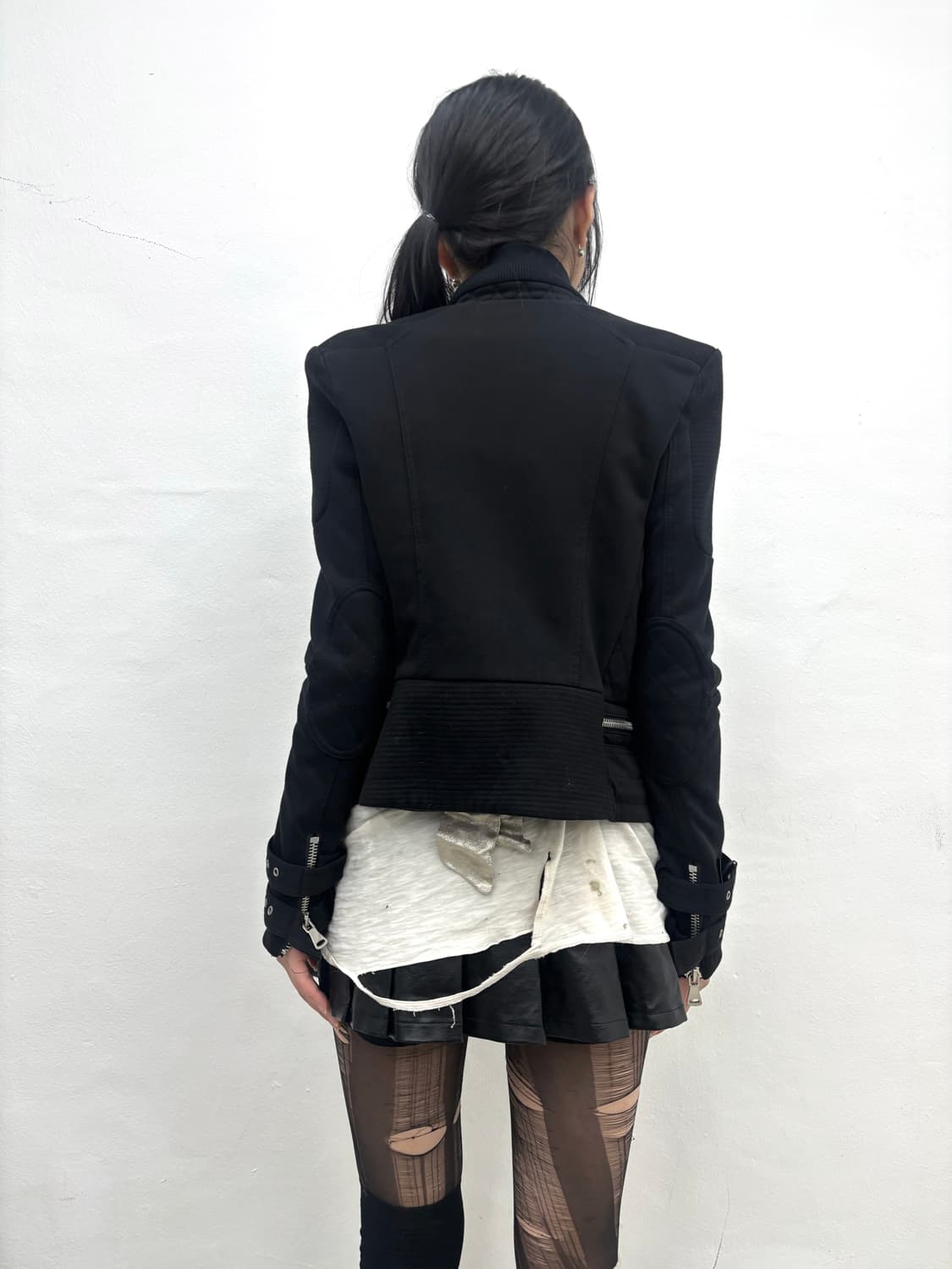 zipper eyelet strap jacket  상품이미지9