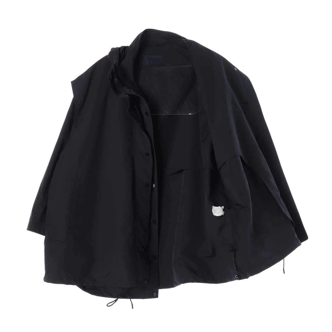 준지 22SS 로고 포켓 사파리 야상 바람막이 점퍼 블랙
 상품이미지2