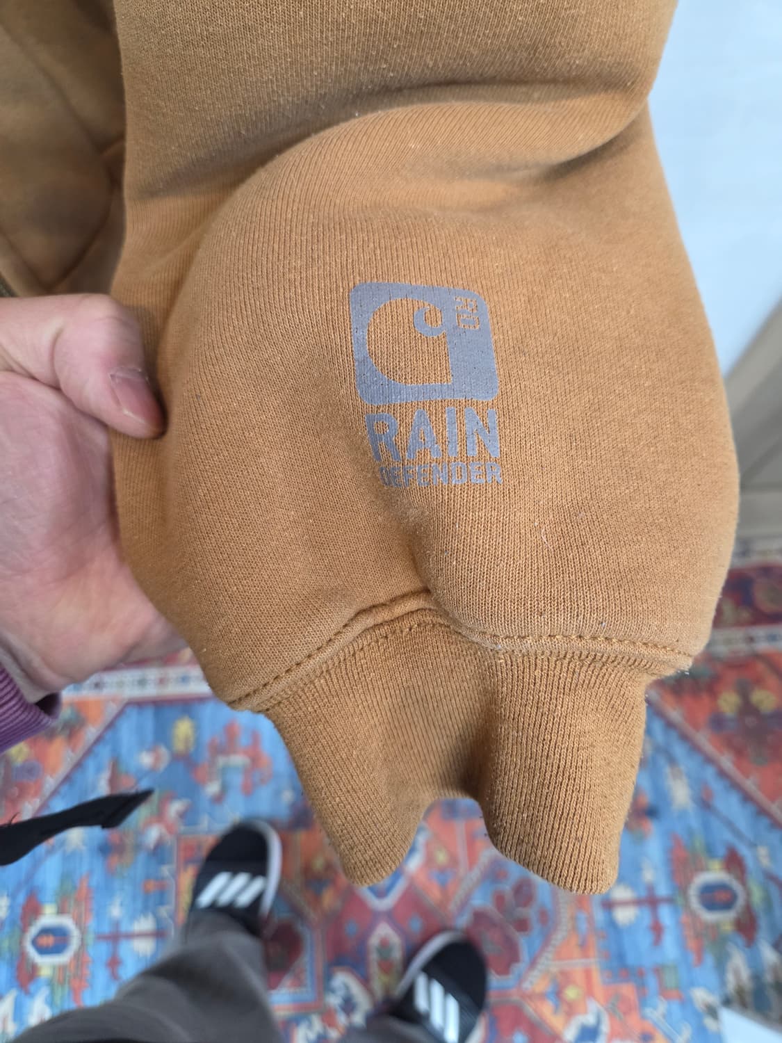 칼하트 써멀 레인디펜더 후드집업 xl 상품이미지4