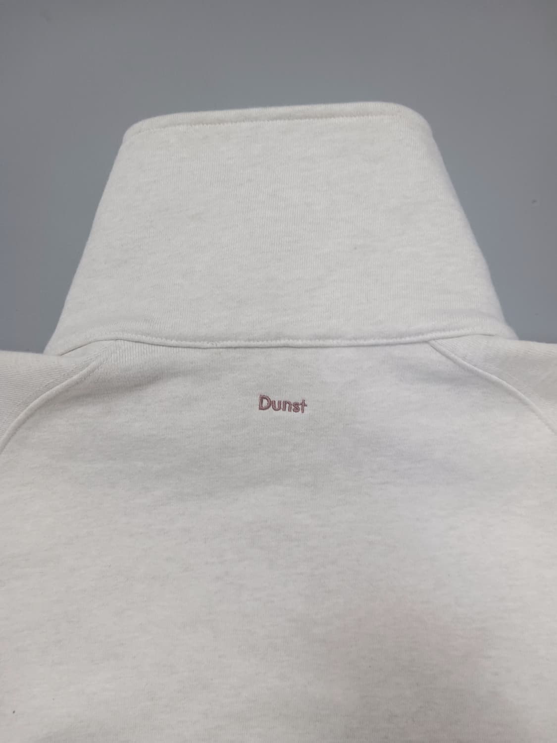 [L] 던스트 래더 로고 하프집업 스웨트셔츠 오트밀 멜란지 맨투맨 상품이미지8