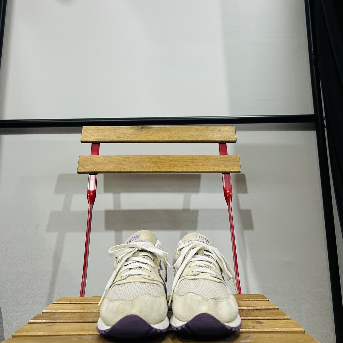 240) 뉴발란스 운동화 여성 여자 신발 999 아이보리 퍼플 상품이미지2