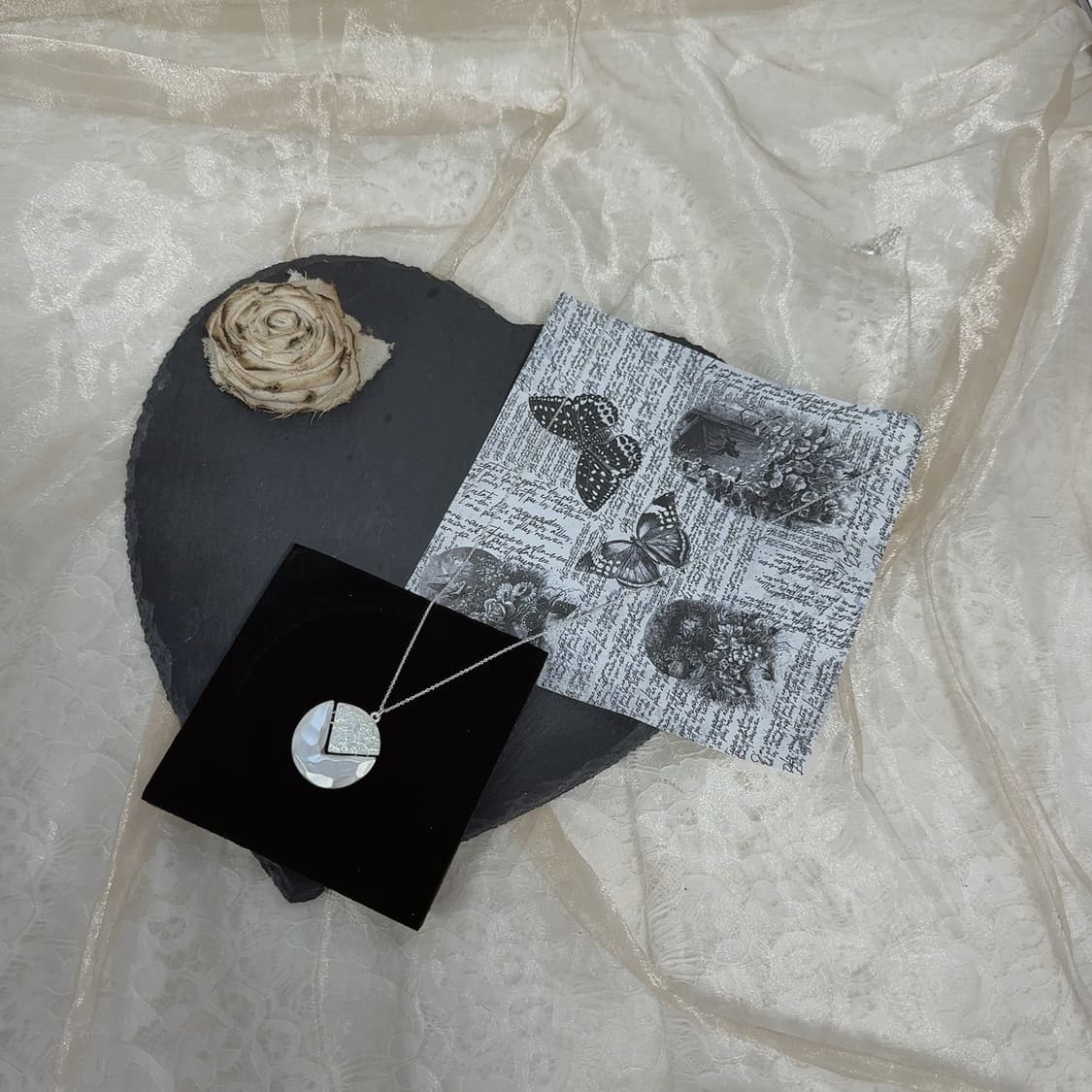 빈티지 마테 해머링 목걸이 상품이미지2