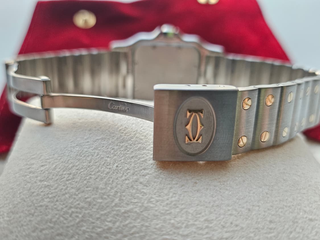 까르띠에 산토스 갈베 라지 18k콤비 쿼츠 상품이미지5