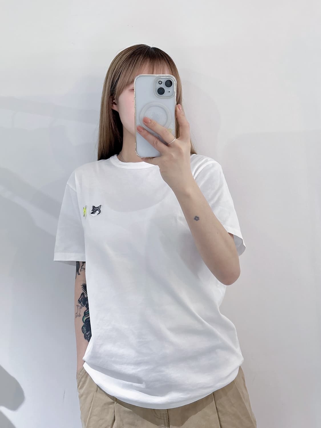 메종키츠네 더블폭스 반팔 상품이미지1