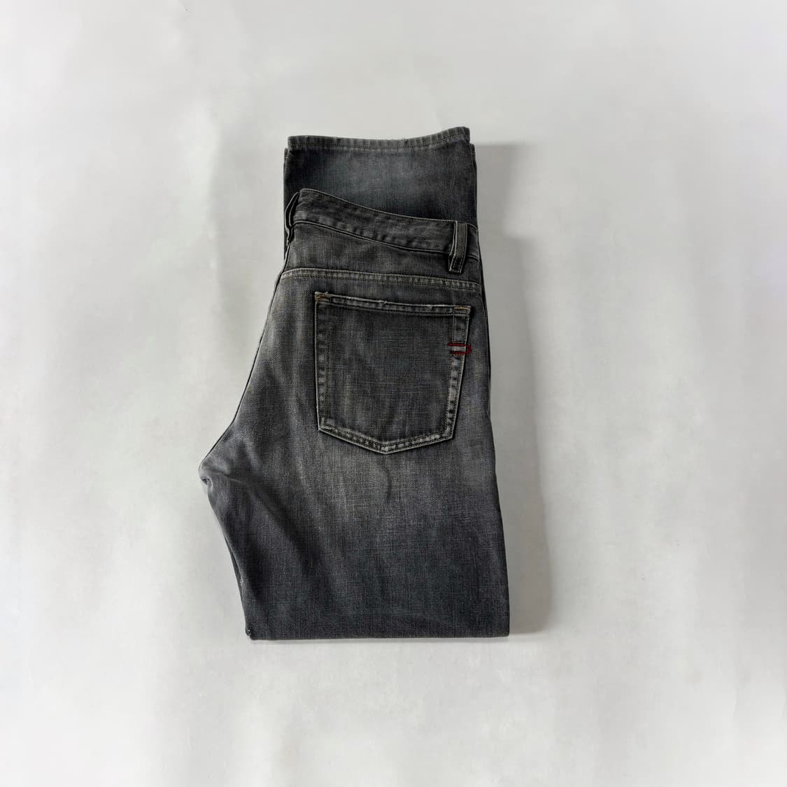 Diesel Grey Wash Straight Denim 상품이미지2
