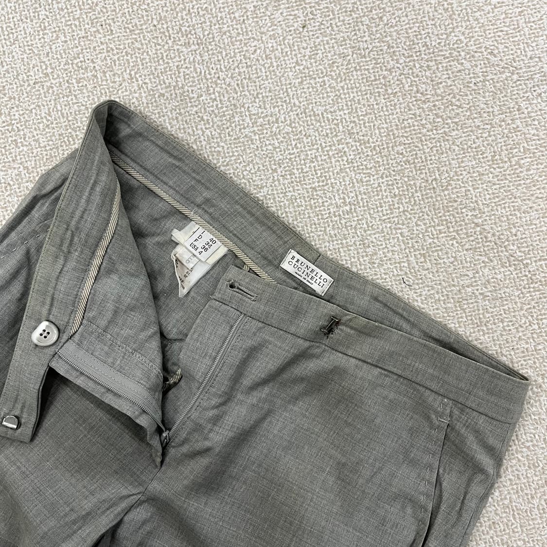 [61-68] 브루넬리쿠치넬리 여성 울 슬랙스 바지 0116M1 상품이미지2