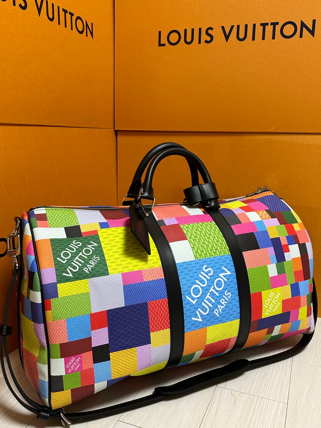 루이비통 반둘리에 멀티컬러 다미에 키폴 50 새상품 상품이미지1