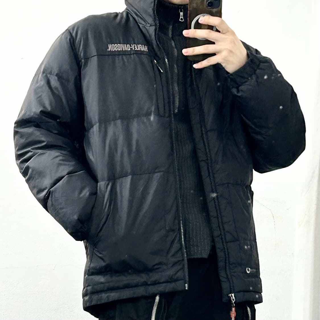 할리데이비슨 구스다운 나일론 푸퍼 패딩 상품이미지3