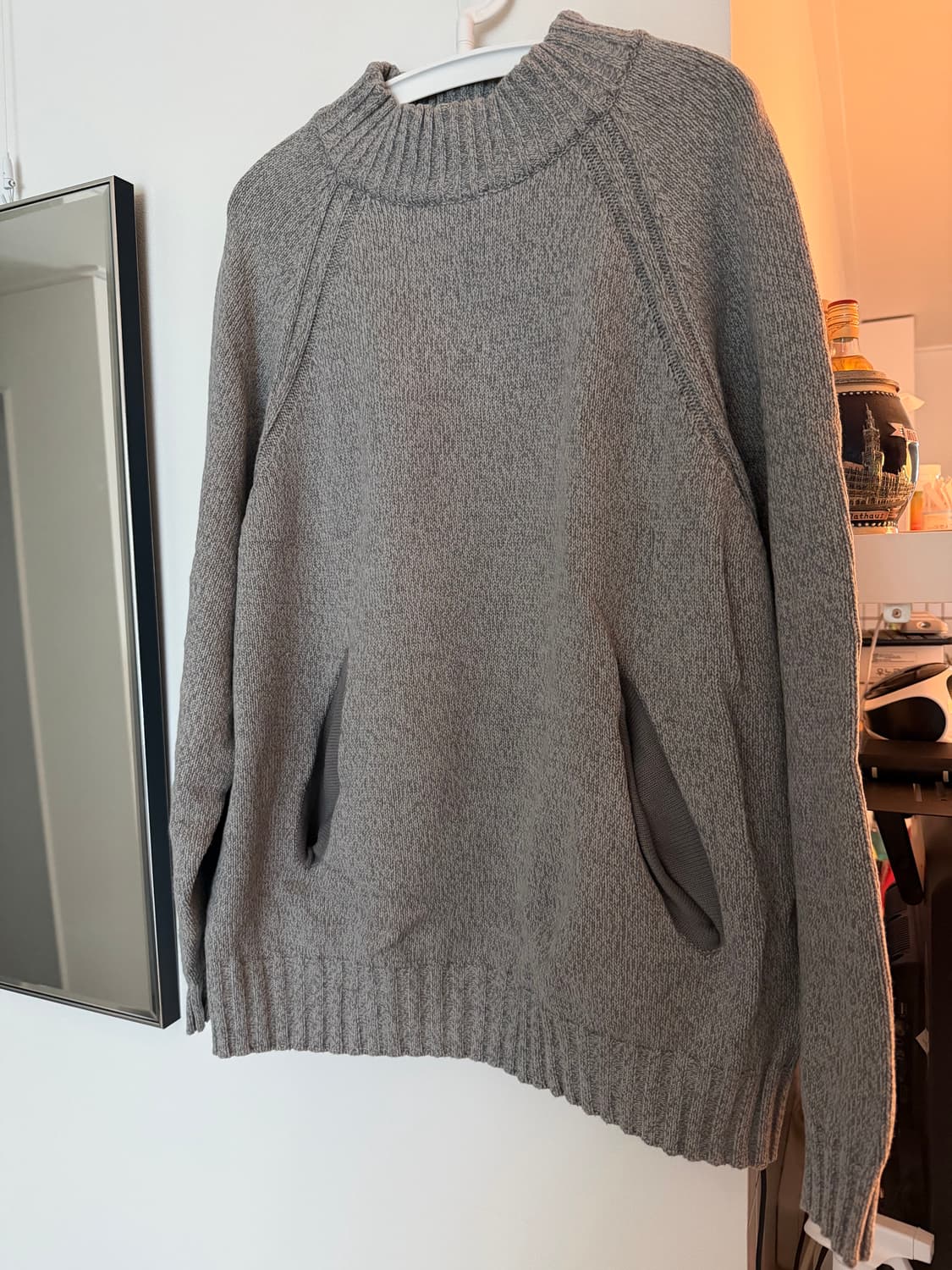 산산기어 스너그 니트 세이지 2사이즈 상품이미지1