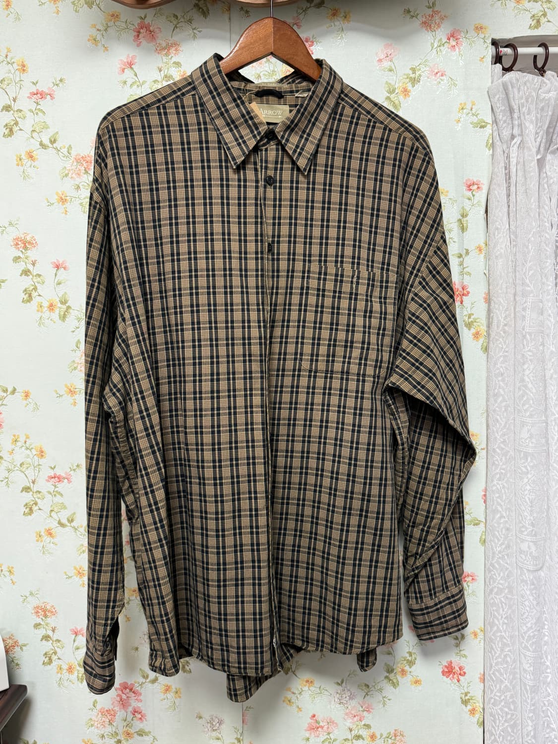 빈티지 체크 셔츠 상품이미지1