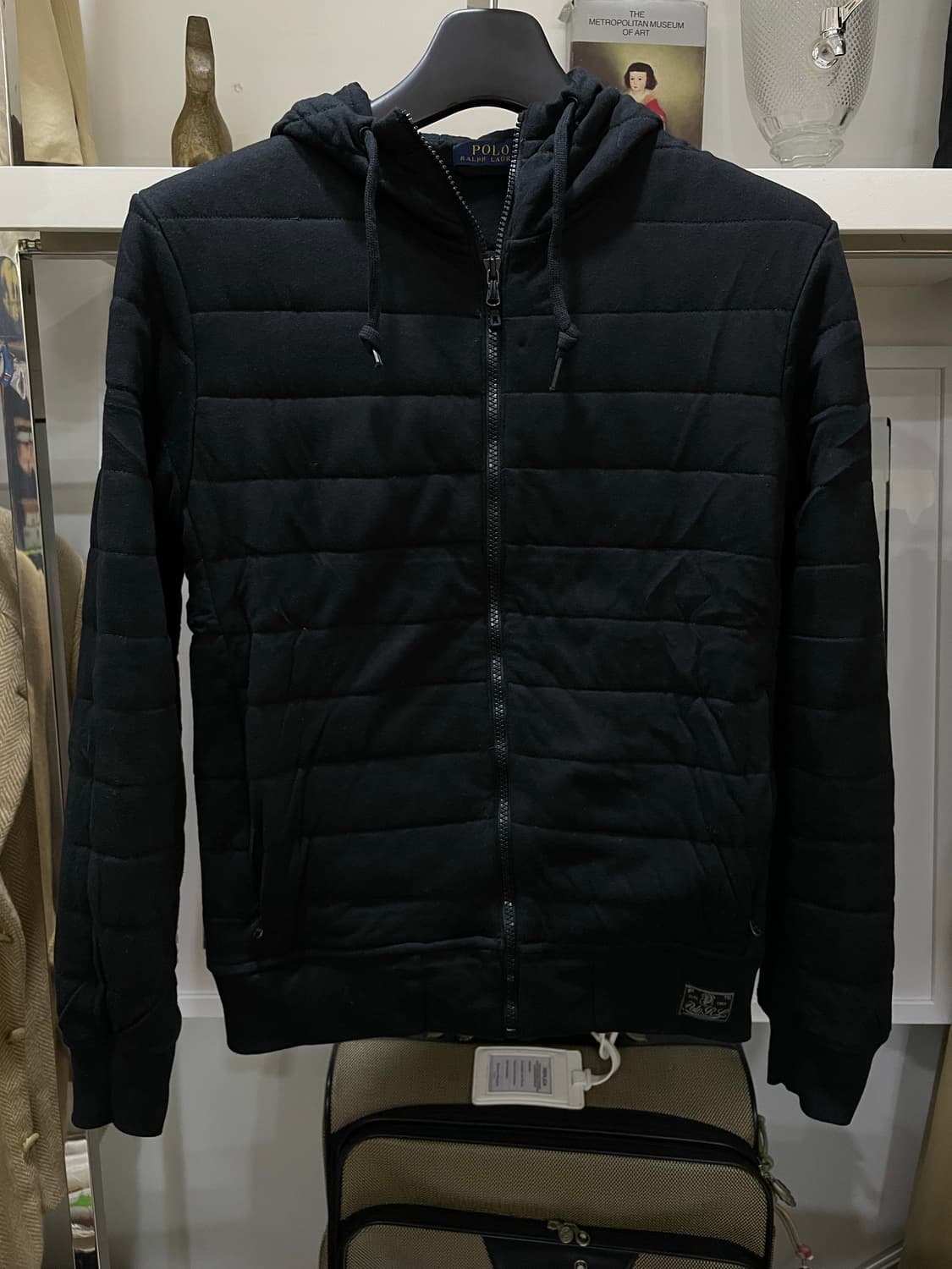 폴로랄프로렌/블랙 후드티(S) 상품이미지1