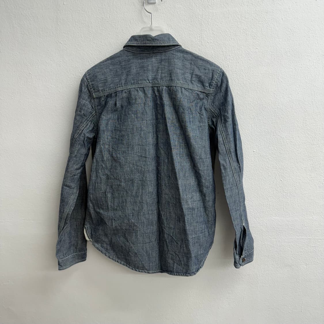 JAPAN 리바이스 일제 데님 워크 셔츠 (S) 상품이미지4
