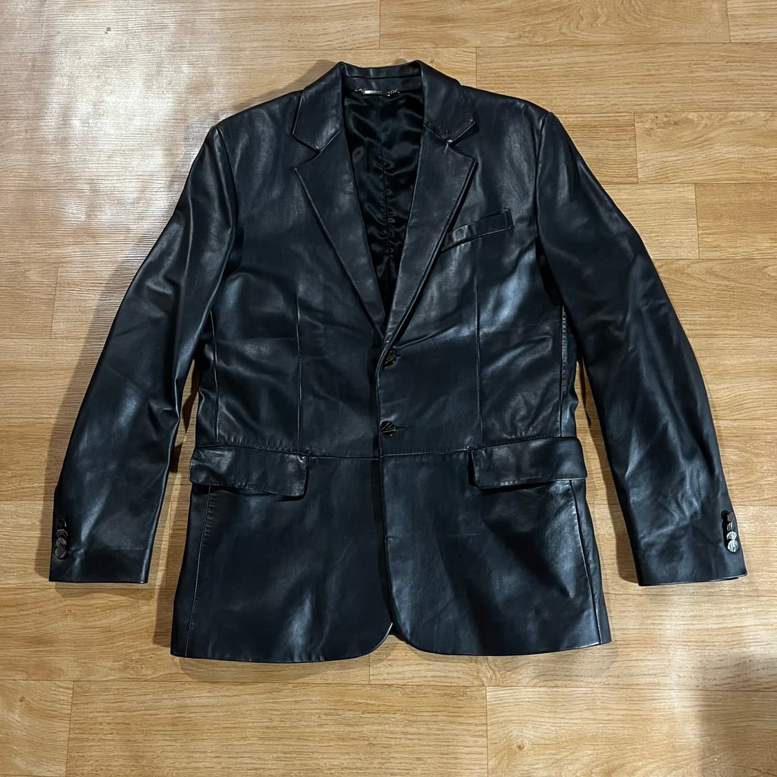 [105] 베르사체 램스킨 가죽자켓 상품이미지1