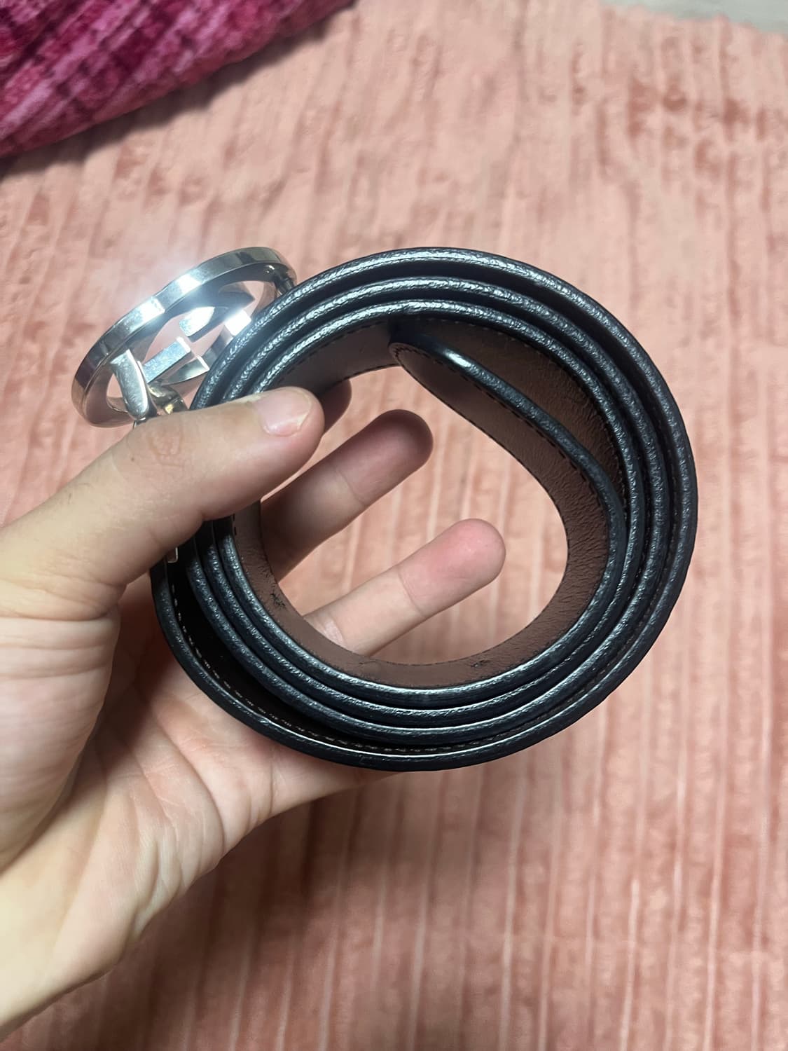 구찌 인터로킹 G 버클 리버서블 벨트 상품이미지10