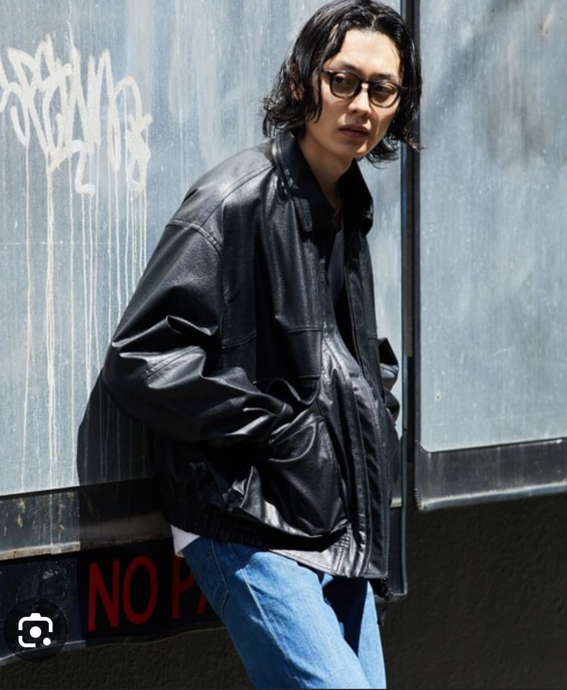 프릭스스토어 레더 봄버 상품이미지1